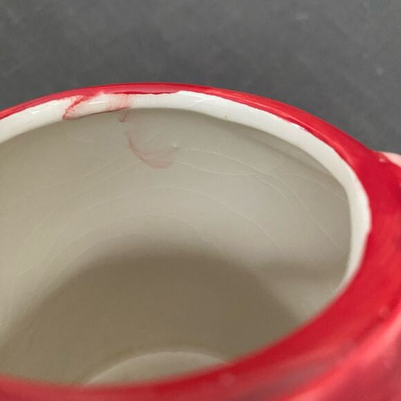 Owl Checkered Heart‎ White Red Pink Mug - Picture 3 of 4